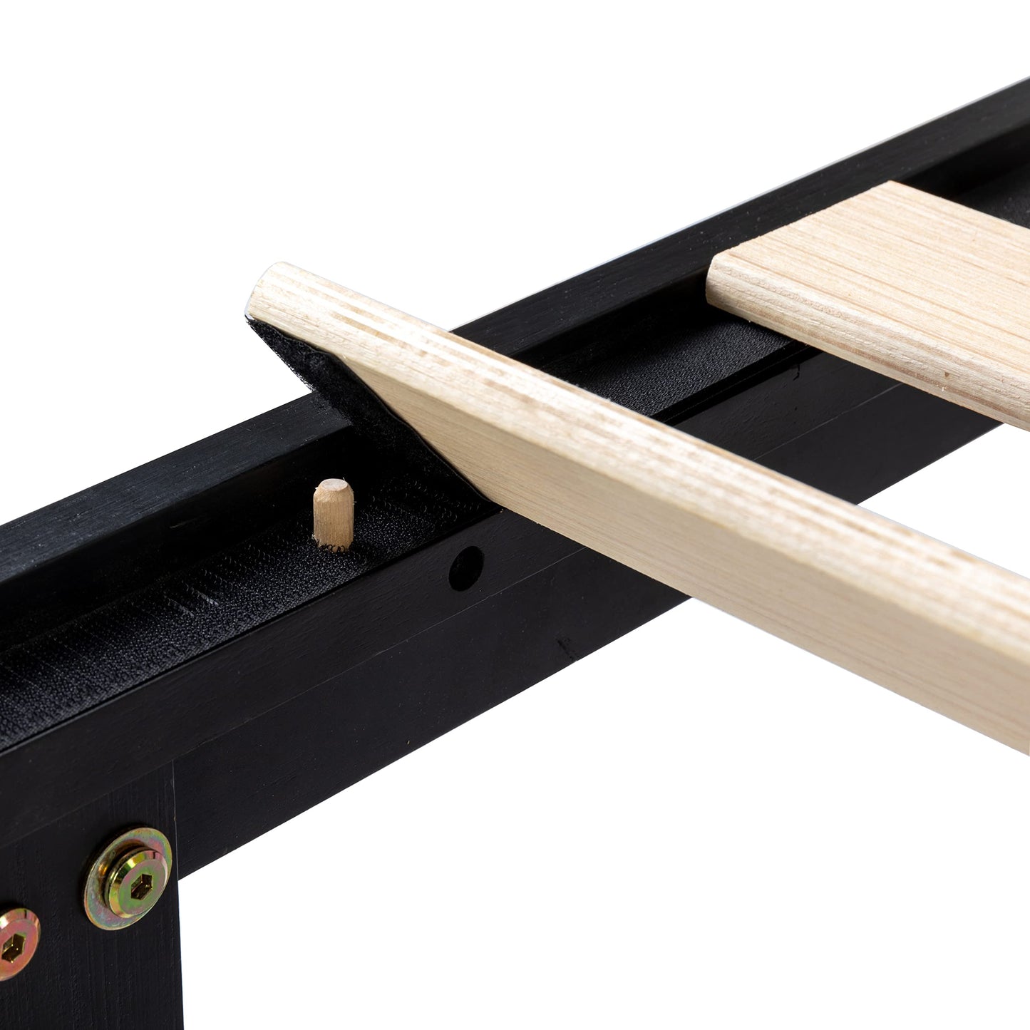 12 Inch Solid Wood Platform Bed with Wooden Slats, No Box Spring Needed, Easy Assembly, Queen, Pine
