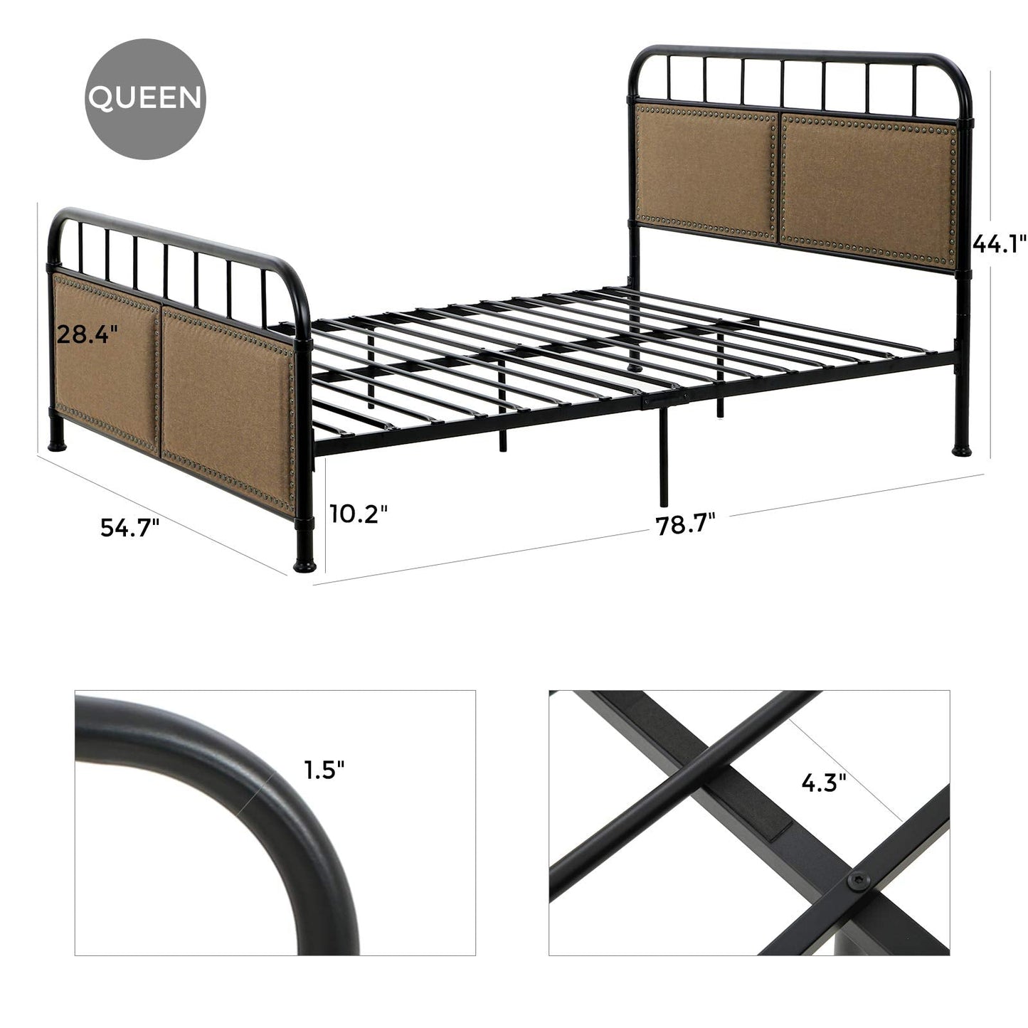 Queen Mattress Topper, [Thickness], Memory Foam / Gel, Pressure Relief, Cooling, Breathable Cover, Bed Comfort Pad