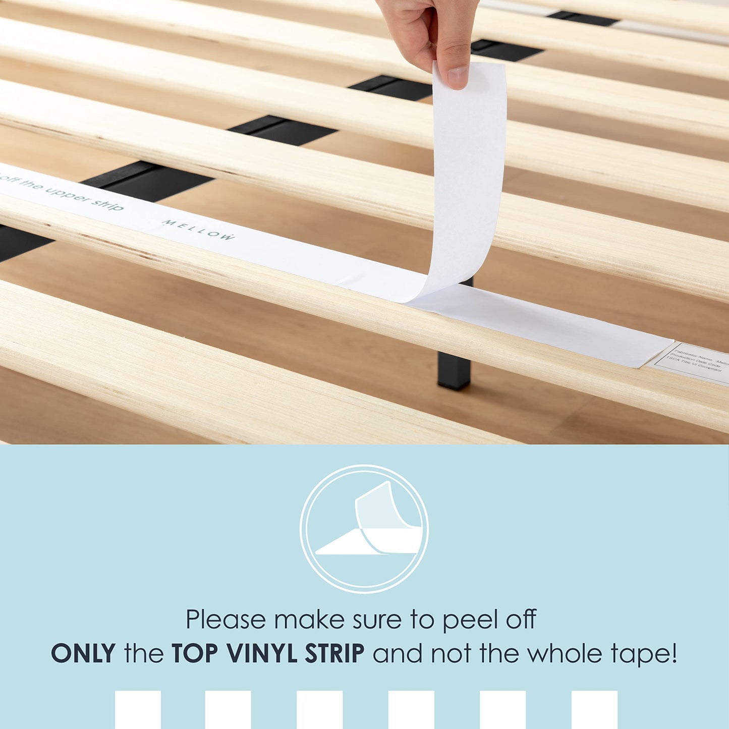 12 Inch Solid Wood Platform Bed with Wooden Slats, No Box Spring Needed, Easy Assembly, Queen, Pine