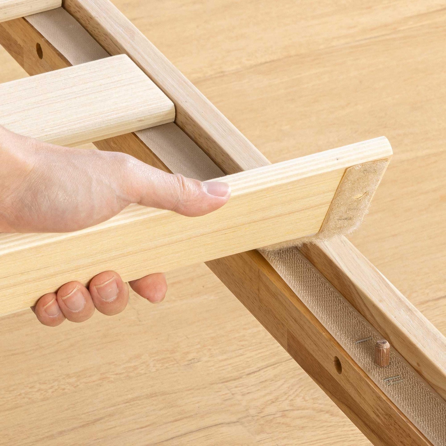 12 Inch Solid Wood Platform Bed with Wooden Slats, No Box Spring Needed, Easy Assembly, Queen, Pine